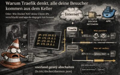 Warum Traefik denkt, alle deine Besucher kommen aus dem Keller
